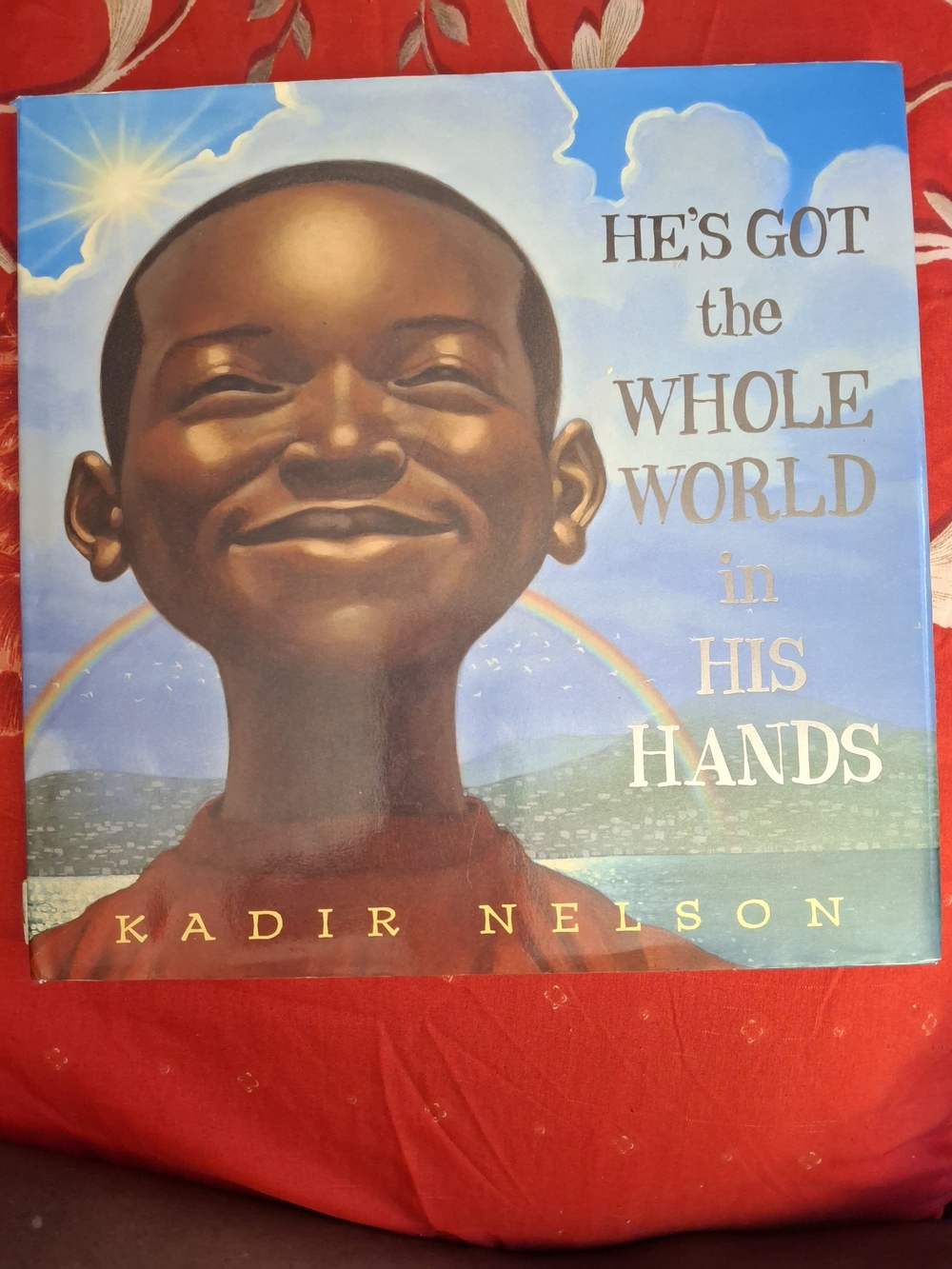 Kids Book: He's Got the Whole World in His Hands - Blue Cover
